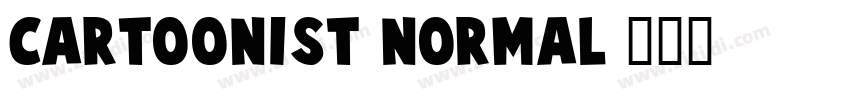 Cartoonist Normal字体转换